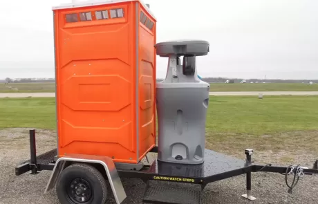 Durable Portable Restroom Trailer