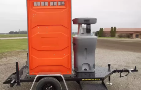 Durable Portable Restroom Trailer